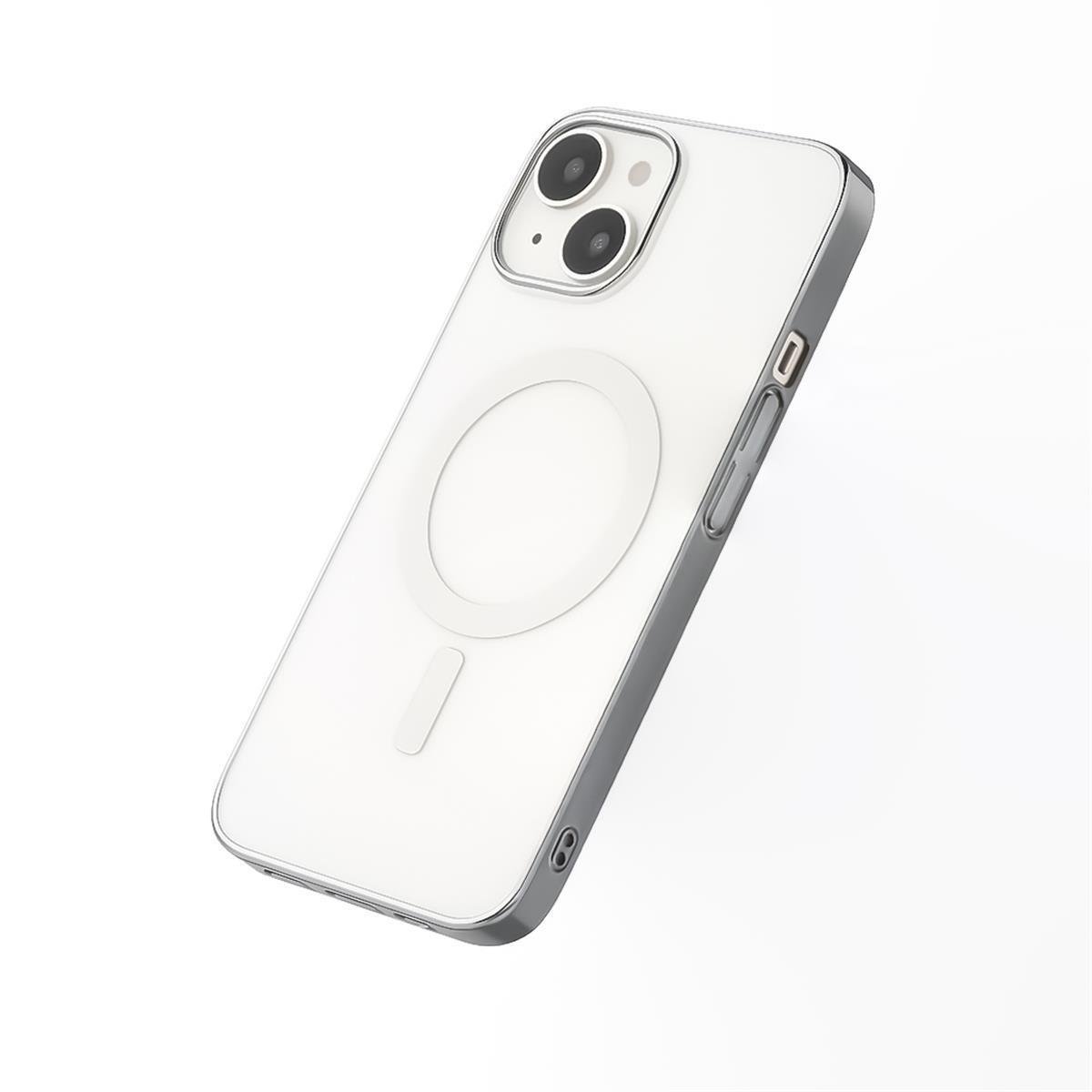 iPhone 13 Nova Telefon Kılıfı - Gümüş | bastcase - Kamera Koruma Alanı