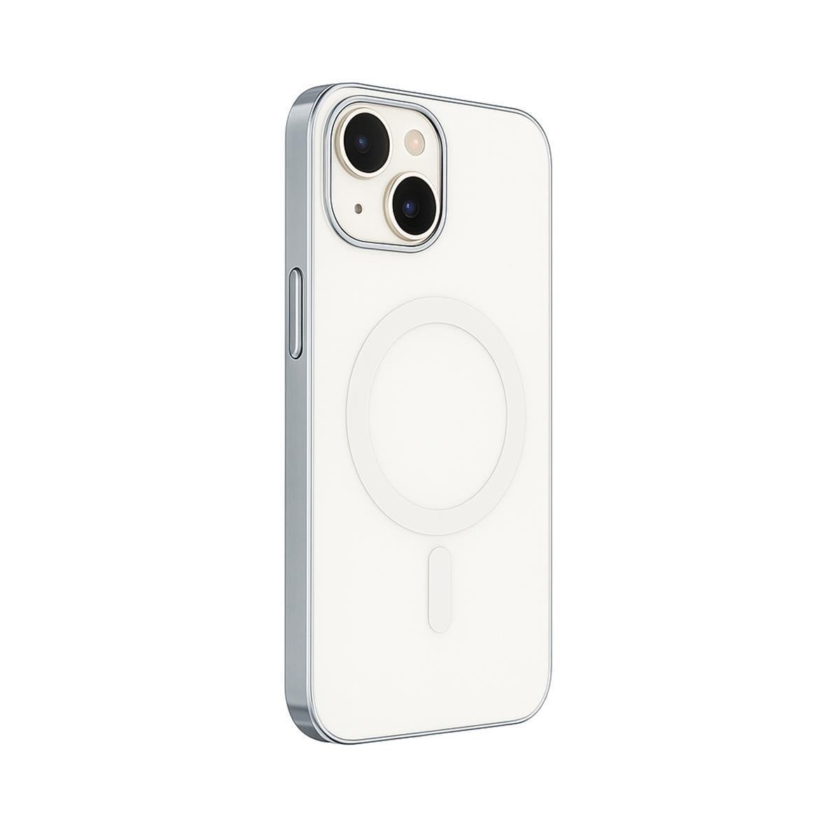 iPhone 13 Nova Telefon Kılıfı - Gümüş | bastcase - Alt Port Kesimleri