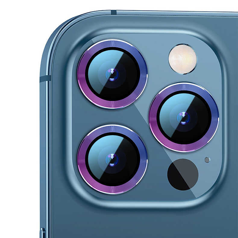 iPhone 13 Pro / 13 Pro Max Lens Koruyucu - Colorful | bastcase