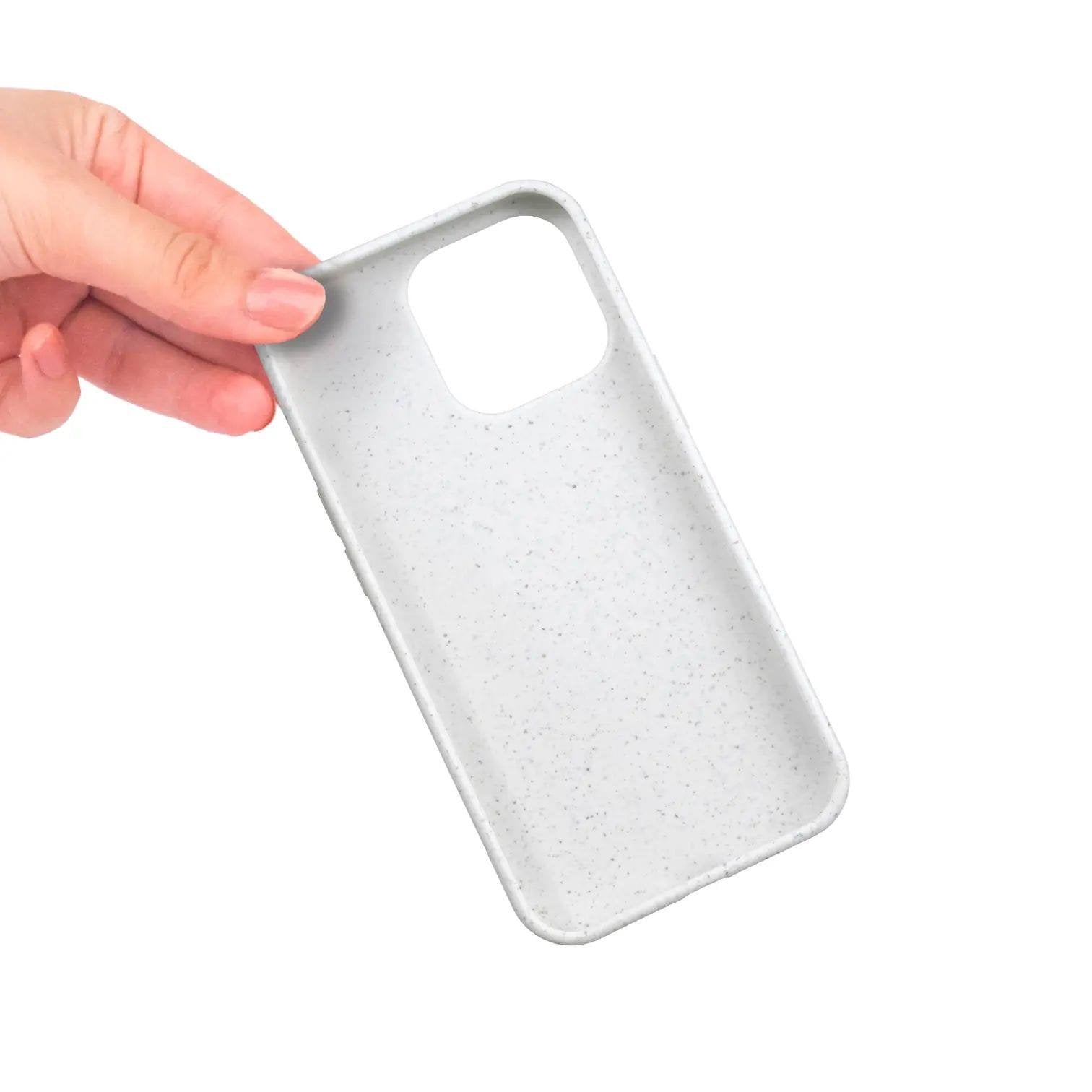 iPhone 13 Pro Eco Telefon Kılıfı - Beyaz | bastcase - Arka Yüzey Detayı