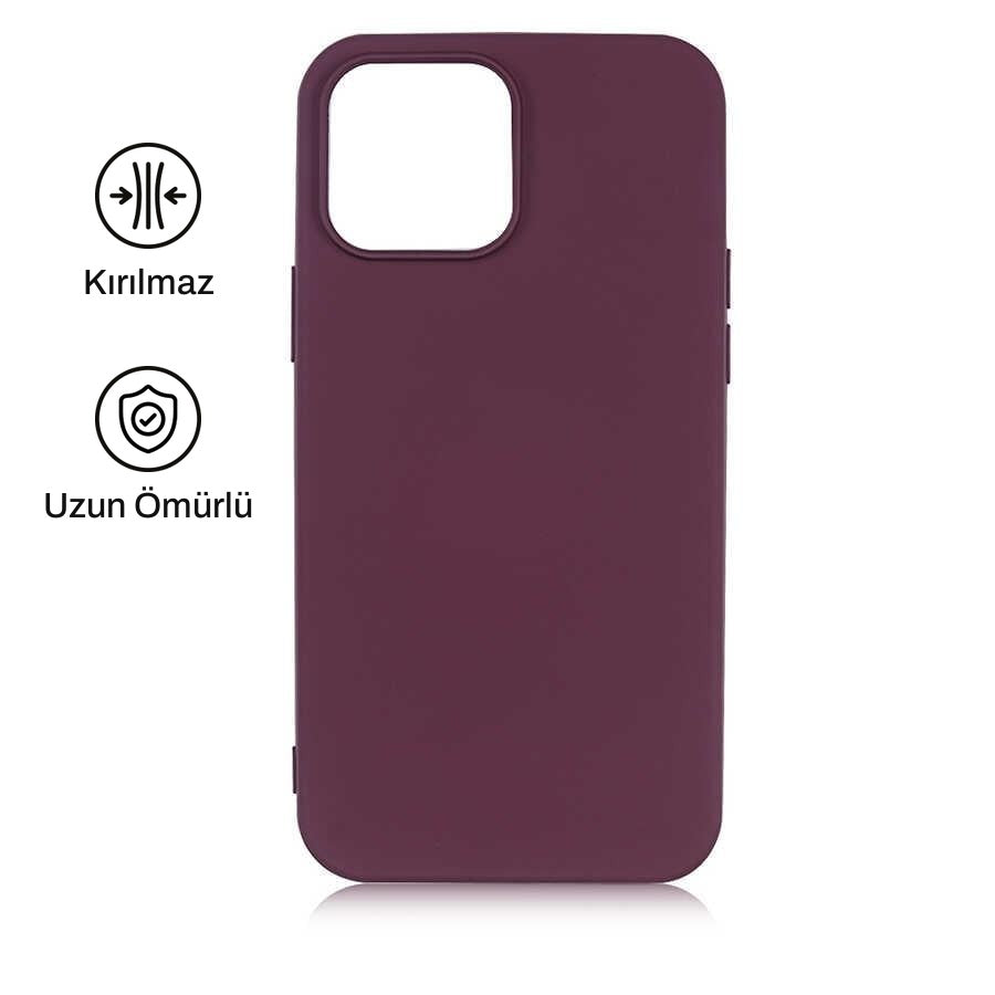 iPhone 13 Pro Max ile Uyumlu Silikon Lansman Telefon Kılıfı | bastcase