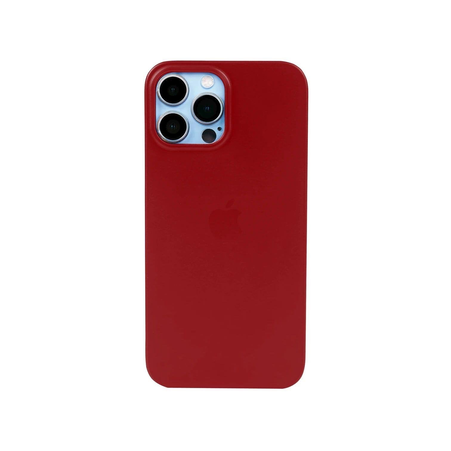 iPhone 13 Pro Max Ultra ─░nce Telefon K─▒l─▒f─▒ - K─▒rm─▒z─▒ | bastcase - Genel Tasarım Görünümü