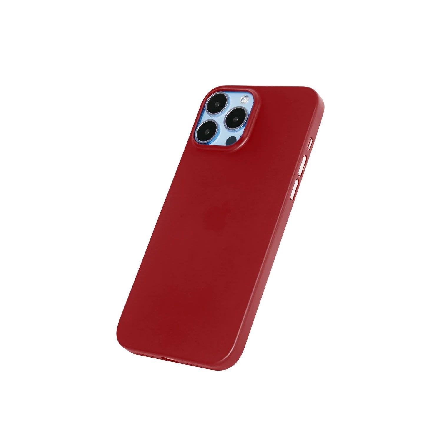 iPhone 13 Pro Max Ultra ─░nce Telefon K─▒l─▒f─▒ - K─▒rm─▒z─▒ | bastcase - Kullanım Görseli