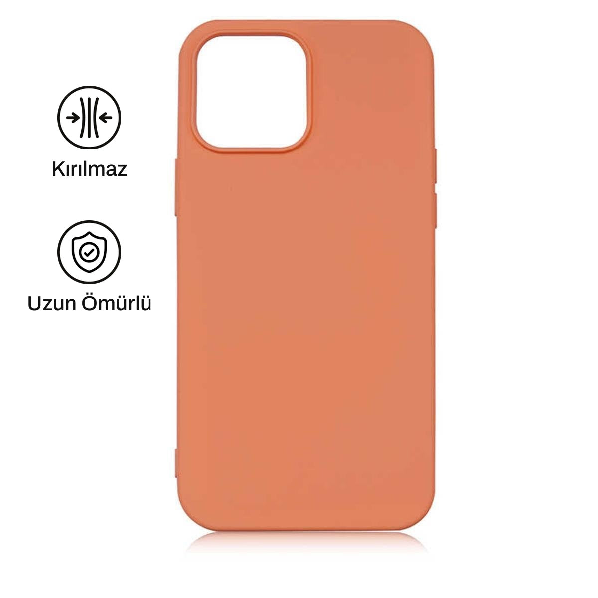 iPhone 13 Pro ile Uyumlu Silikon Lansman Telefon Kılıfı | bastcase