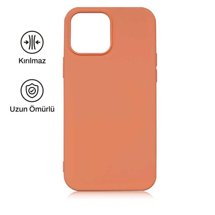 iPhone 13 Pro ile Uyumlu Silikon Lansman Telefon Kılıfı