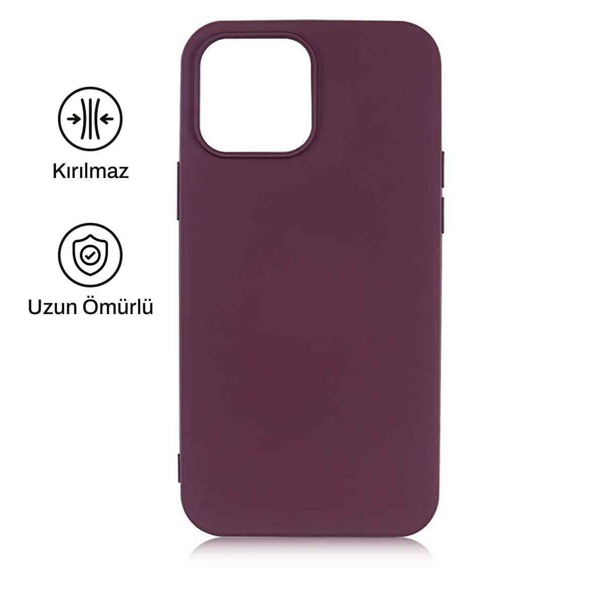 iPhone 13 Pro ile Uyumlu Silikon Lansman Telefon Kılıfı | bastcase