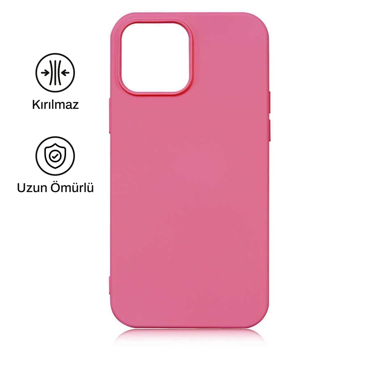 iPhone 13 Pro ile Uyumlu Silikon Lansman Telefon Kılıfı | bastcase