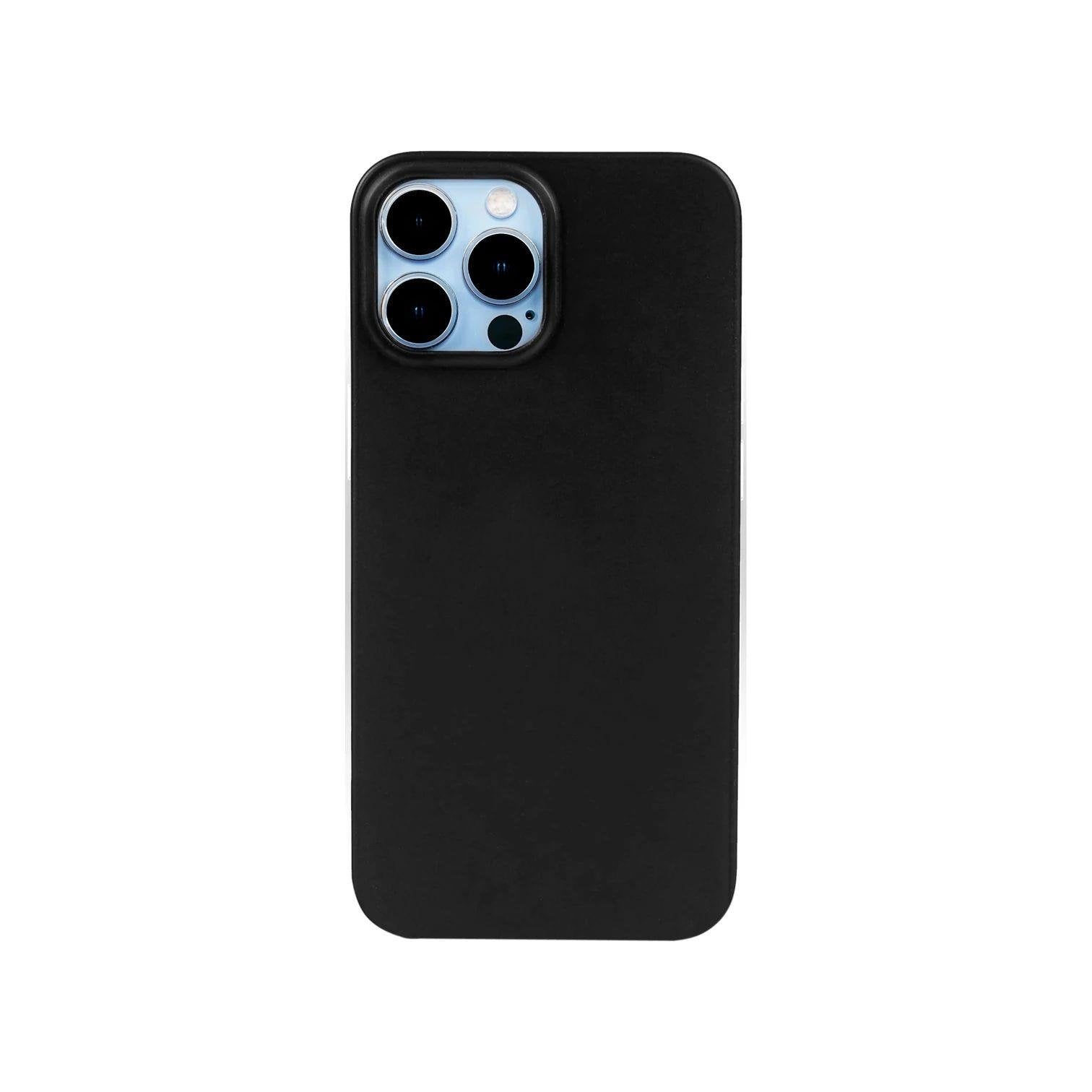 iPhone 13 Pro Ultra İnce Telefon Kılıfı - Jet Siyah | bastcase - Tuş Kesimi