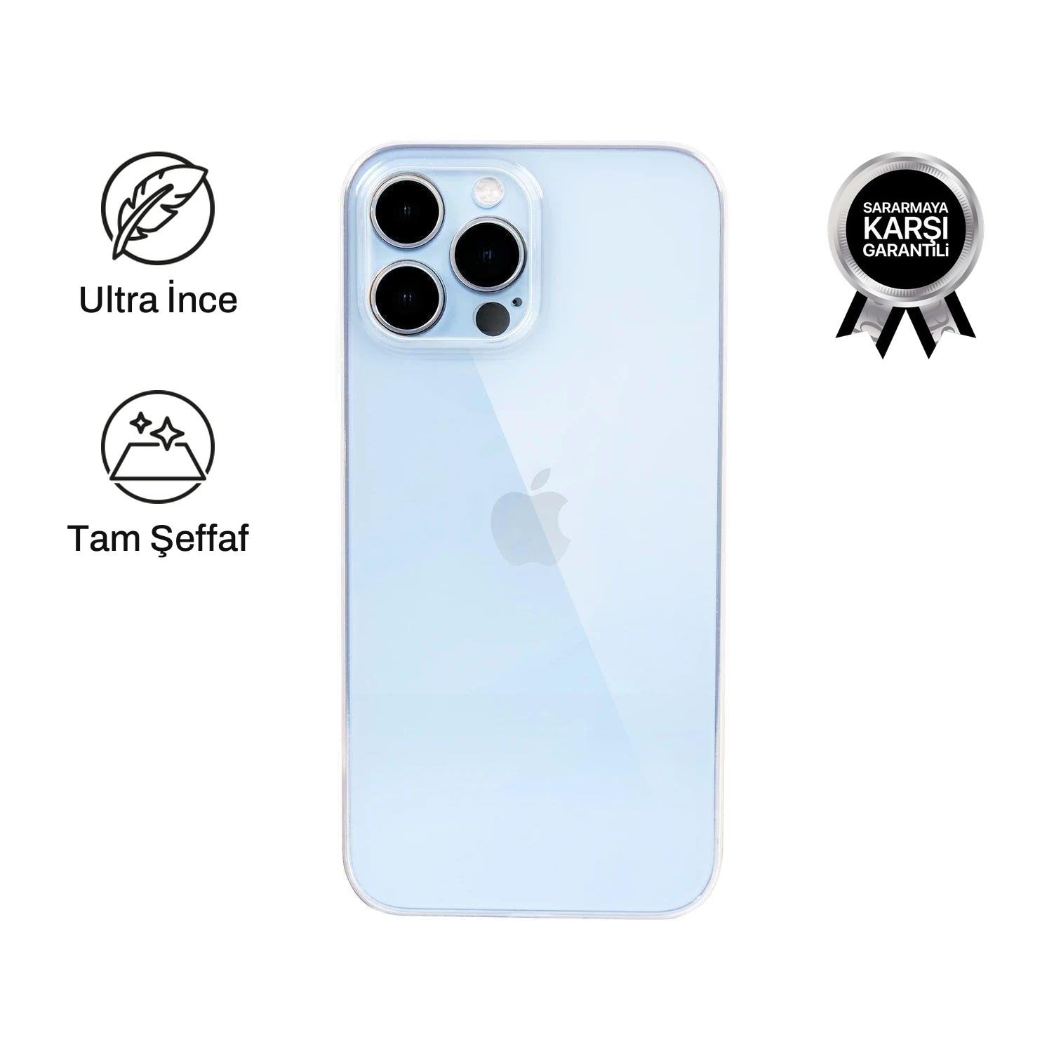 iPhone 13 Pro ile Uyumlu Ultra İnce Telefon Kılıfı | bastcase