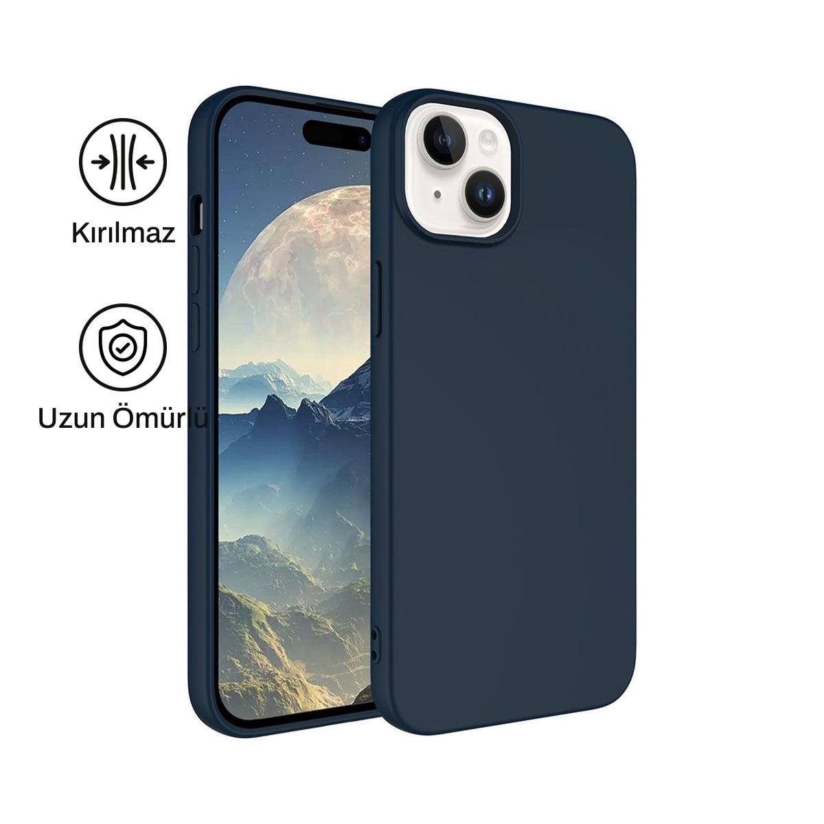iPhone 13 ile Uyumlu Silikon Lansman Telefon Kılıfı | bastcase