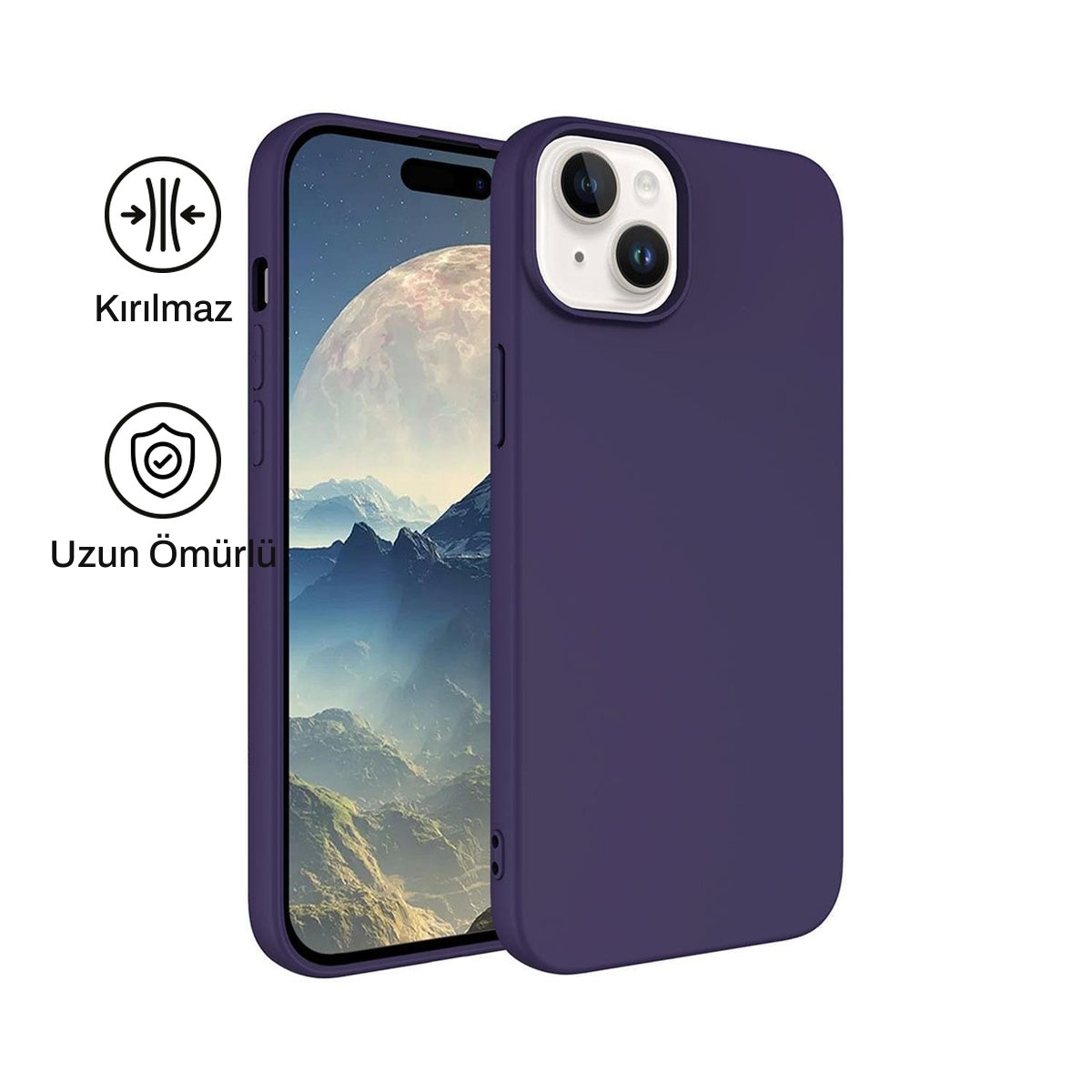 iPhone 13 ile Uyumlu Silikon Lansman Telefon Kılıfı | bastcase