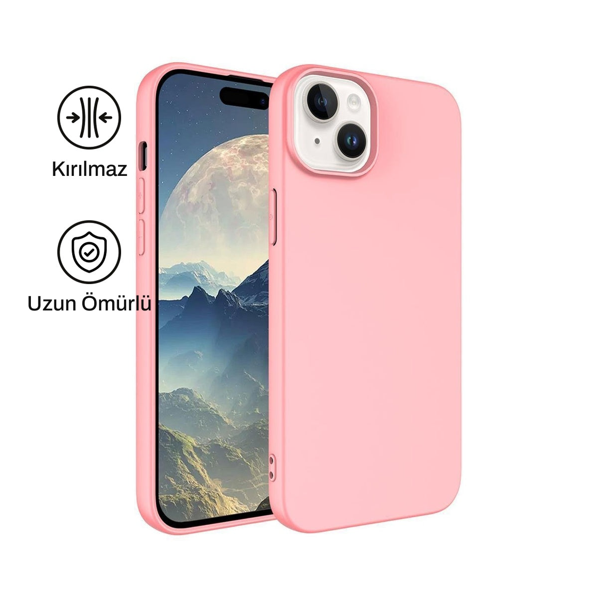 iPhone 13 ile Uyumlu Silikon Lansman Telefon Kılıfı | bastcase