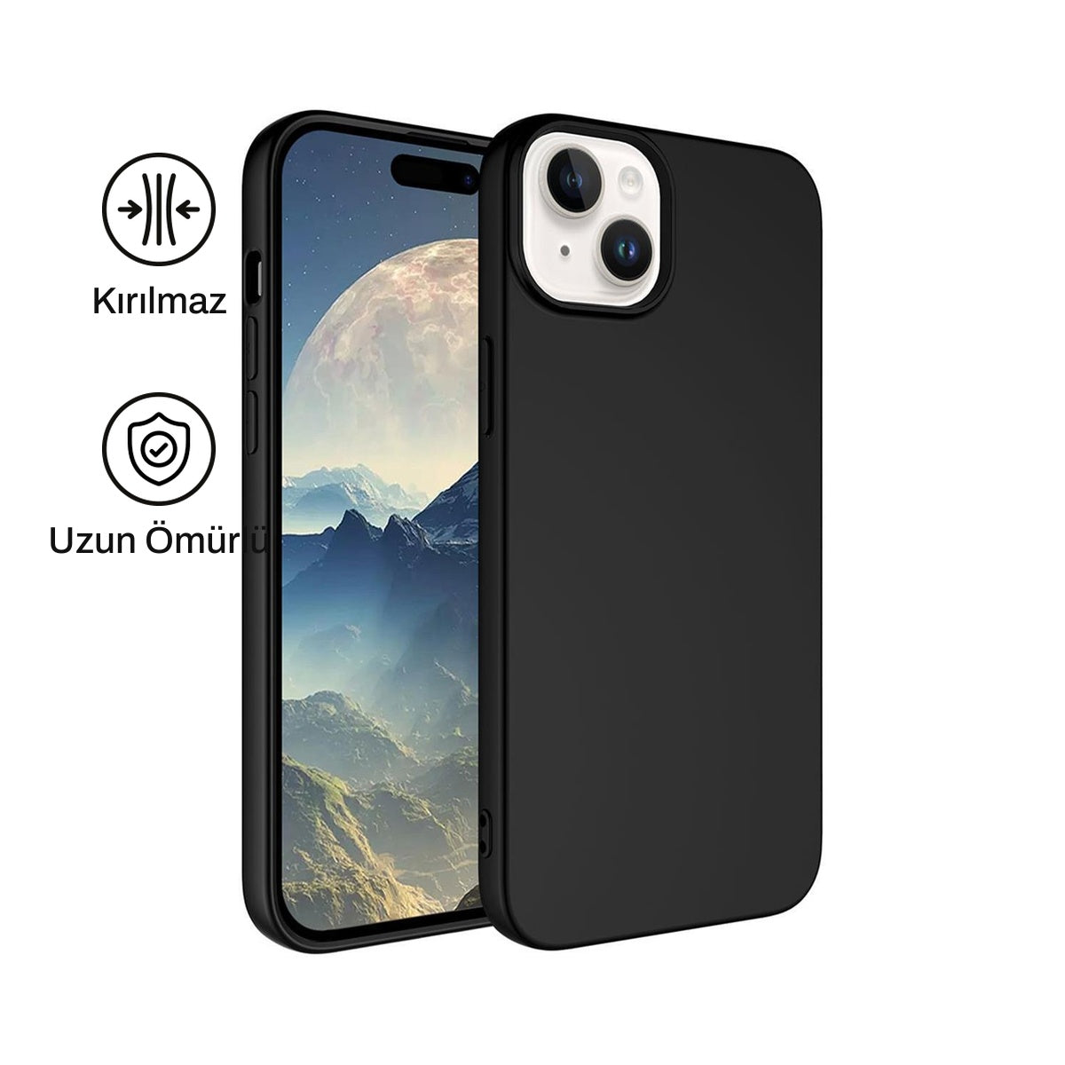 iPhone 13 ile Uyumlu Silikon Lansman Telefon Kılıfı | bastcase