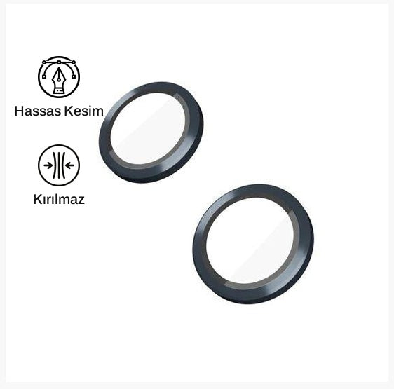 iPhone 14 / 14 Plus ile Uyumlu Lens Koruyucu | bastcase