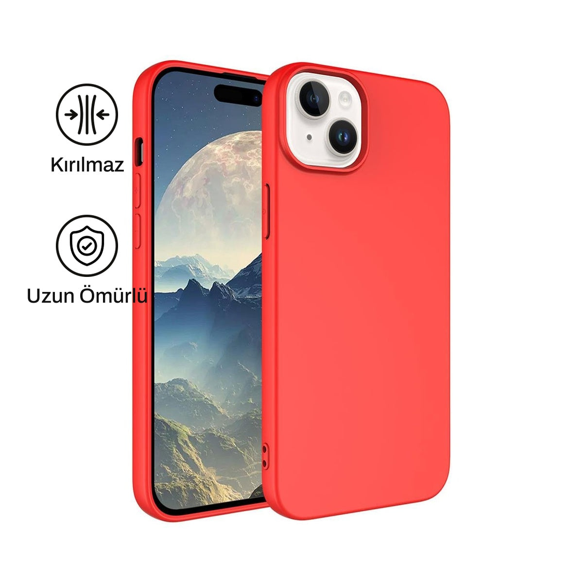 iPhone 14 Plus ile Uyumlu Silikon Lansman Telefon Kılıfı | bastcase