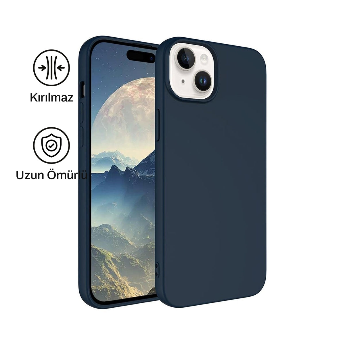 iPhone 14 Plus ile Uyumlu Silikon Lansman Telefon Kılıfı | bastcase