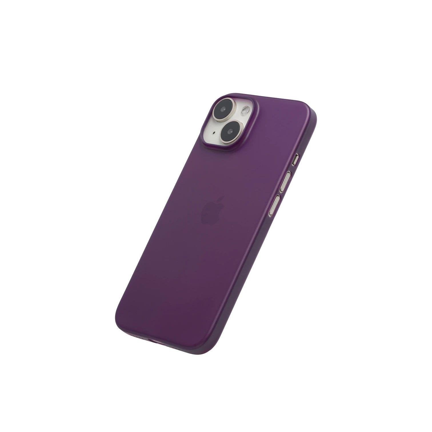 iPhone 14 Plus Ultra İnce Telefon Kılıfı - Derin Mor | bastcase - Yan Profil İnceliği