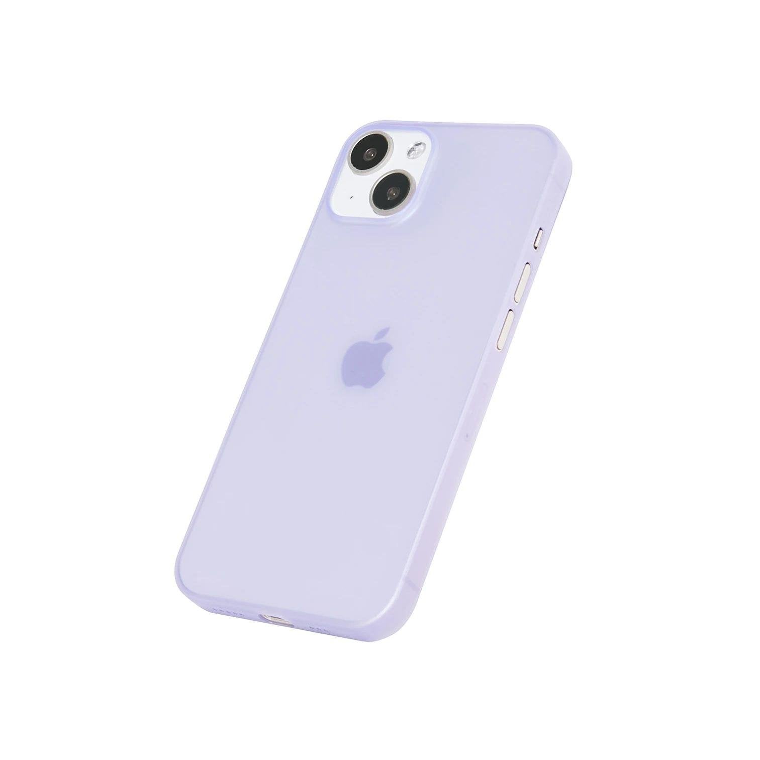 iPhone 14 Plus Ultra İnce Telefon Kılıfı - Lila | bastcase - Arka Yüzey Detayı