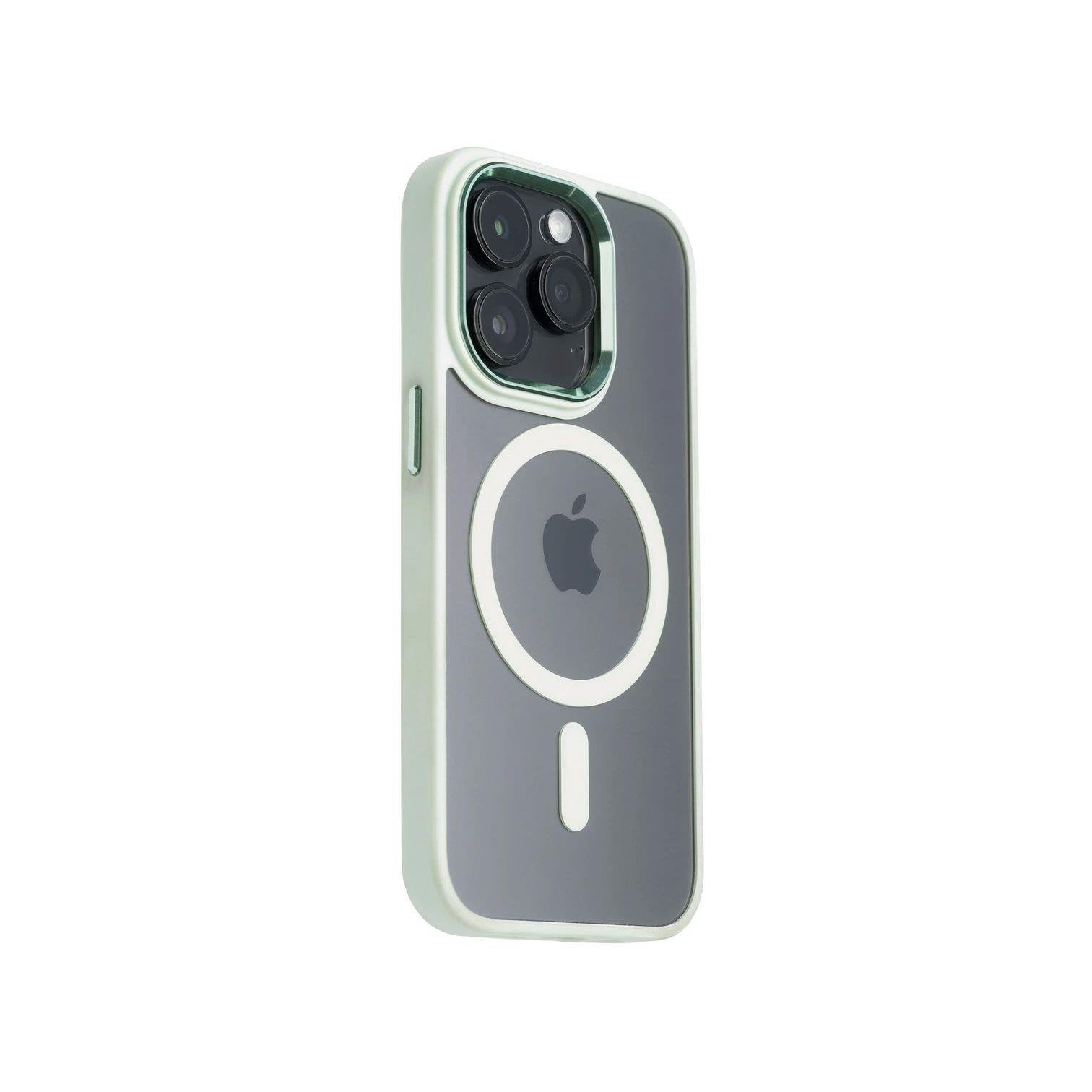 iPhone 14 Pro Bold Telefon Kılıfı - Yeşil | bastcase - Elde Duruş Açısı
