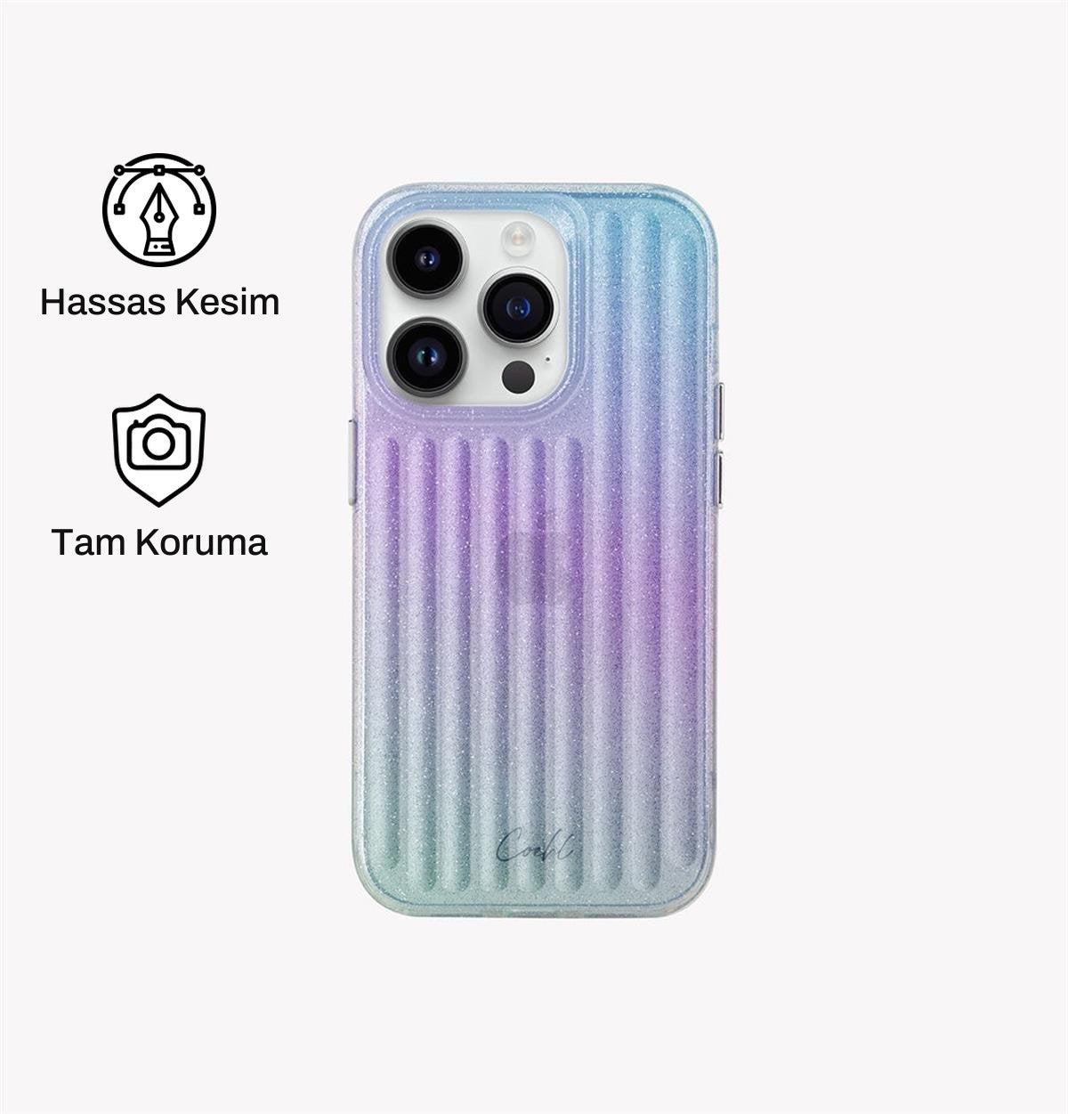 iPhone 14 Pro ile Uyumlu Coehl Linear Telefon Kılıfı | bastcase