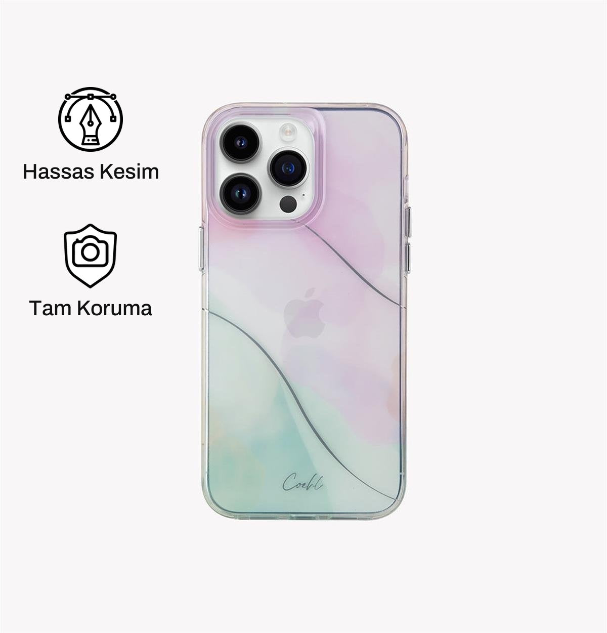 iPhone 14 Pro ile Uyumlu Coehl Palette Telefon Kılıfı | bastcase