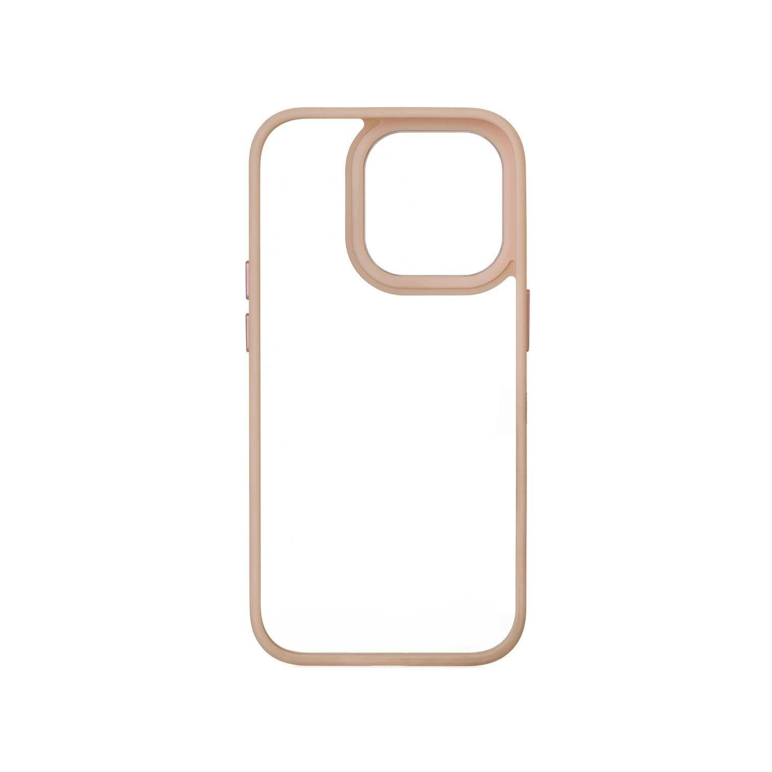 iPhone 14 Pro Max Bold Telefon Kılıfı - Pudra | bastcase - Arka Yüzey Detayı