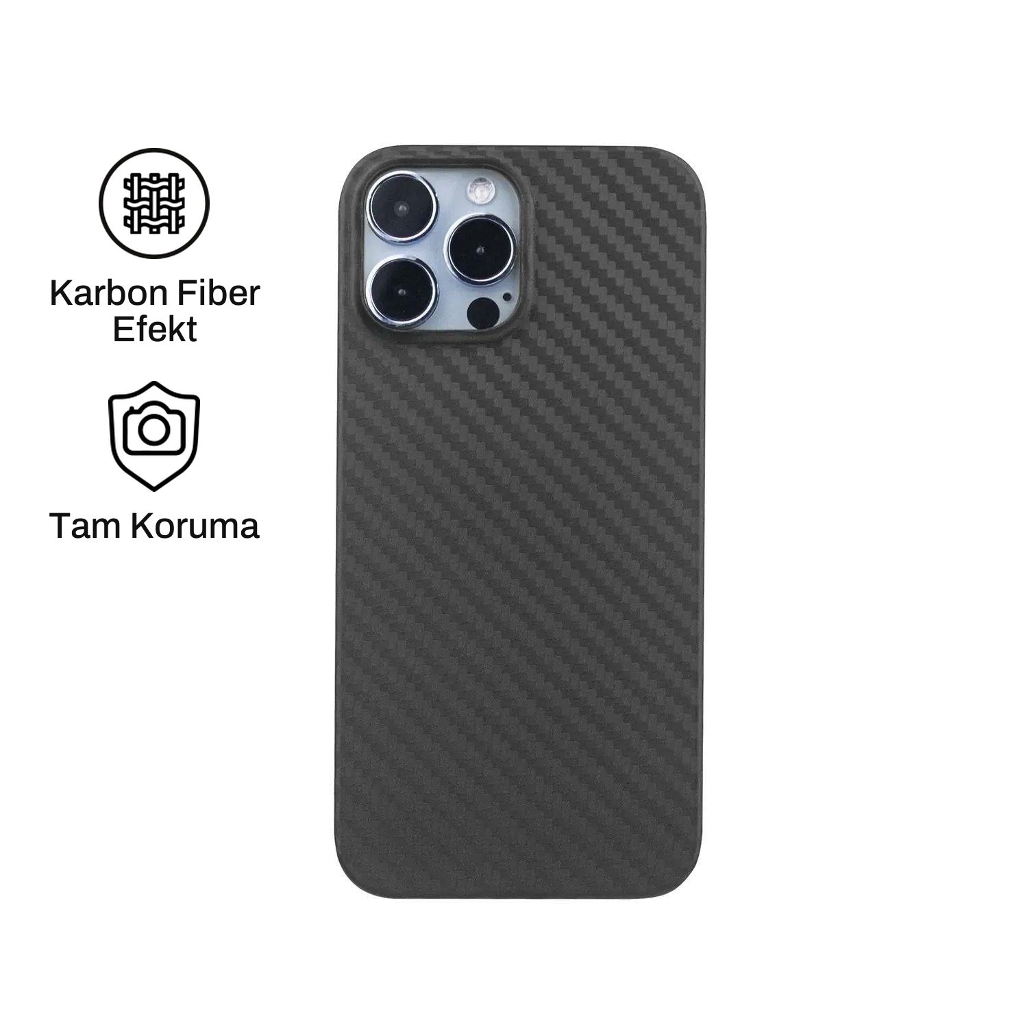 iPhone 14 Pro Max ile Uyumlu Carbon Telefon Kılıfı | bastcase