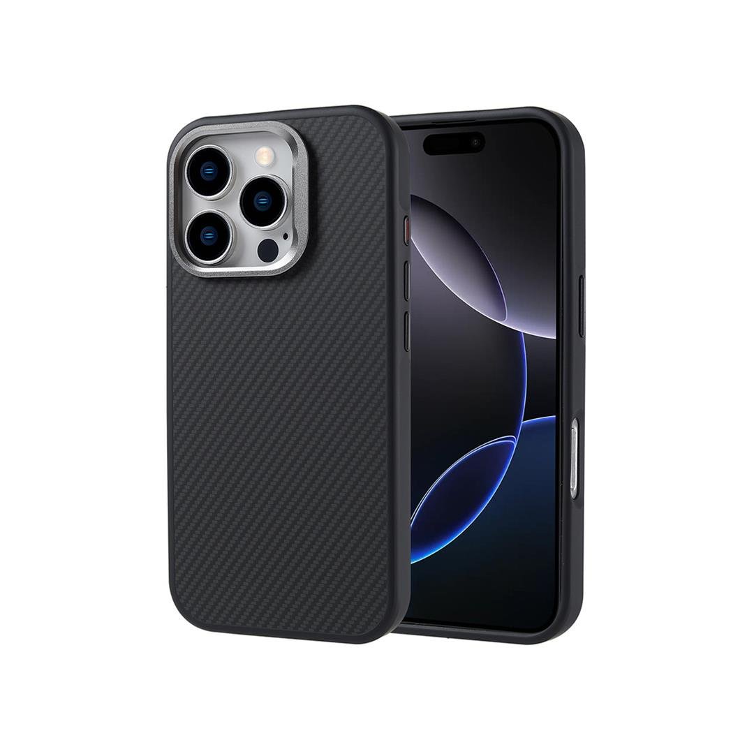 iPhone 14 Pro Max Carbon Telefon Kılıfı - Heavy Carbon Siyah | bastcase - Yan Profil İnceliği