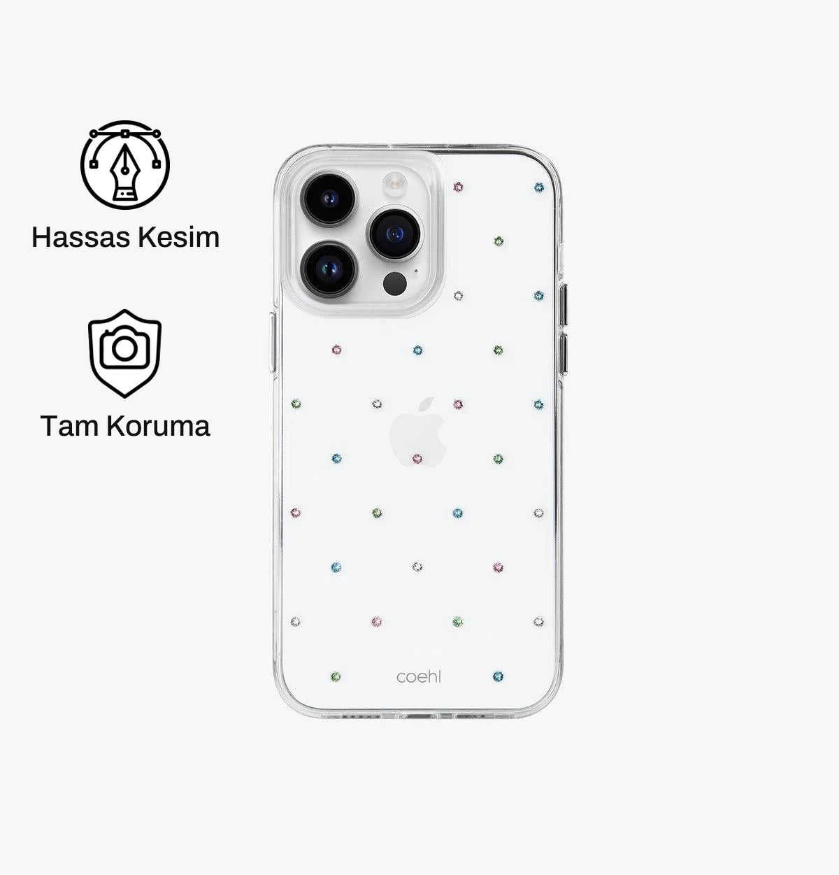 iPhone 14 Pro Max ile Uyumlu Coehl Solitaire Telefon Kılıfı | bastcase