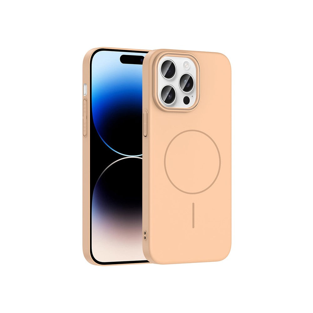iPhone 14 Pro Max Raye Sert Telefon Kılıfı - Desert Titanyum | bastcase - Ön ve Arka Görünüm