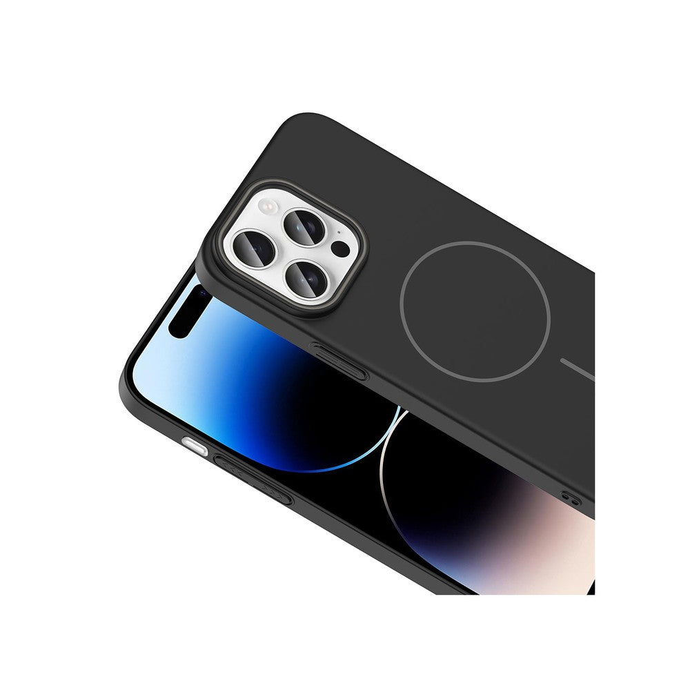 iPhone 14 Pro Max Raye Sert Telefon Kılıfı - Siyah | bastcase - Açılı Görünüm