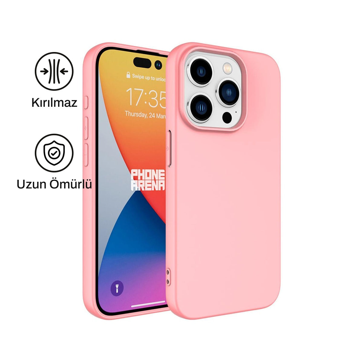 iPhone 14 Pro Max ile Uyumlu Silikon Lansman Telefon Kılıfı | bastcase