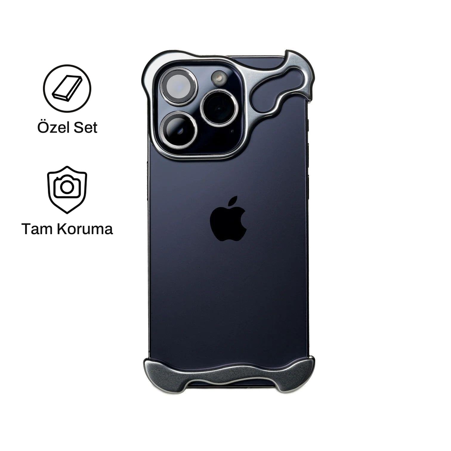 iPhone 14 Pro Max ile Uyumlu Wave Koruma Seti | bastcase