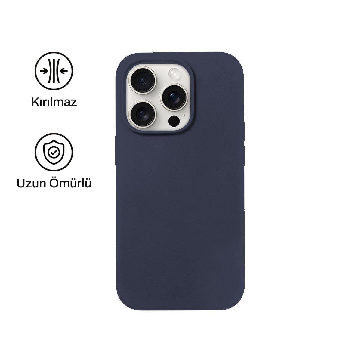 iPhone 14 Pro ile Uyumlu Silikon Lansman Telefon Kılıfı | bastcase