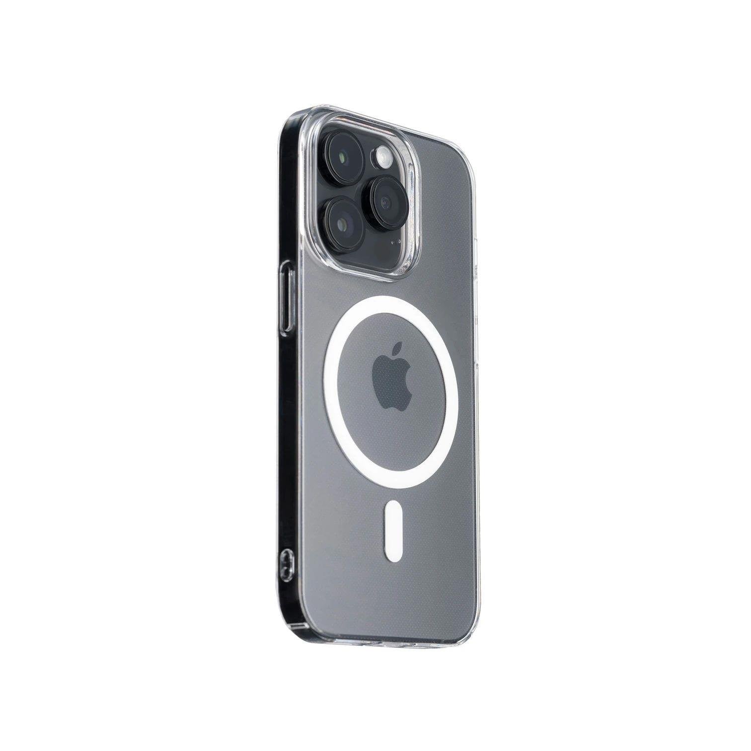 iPhone 14 Pro Stark Telefon Kılıfı - Şeffaf | bastcase - Elde Duruş Açısı