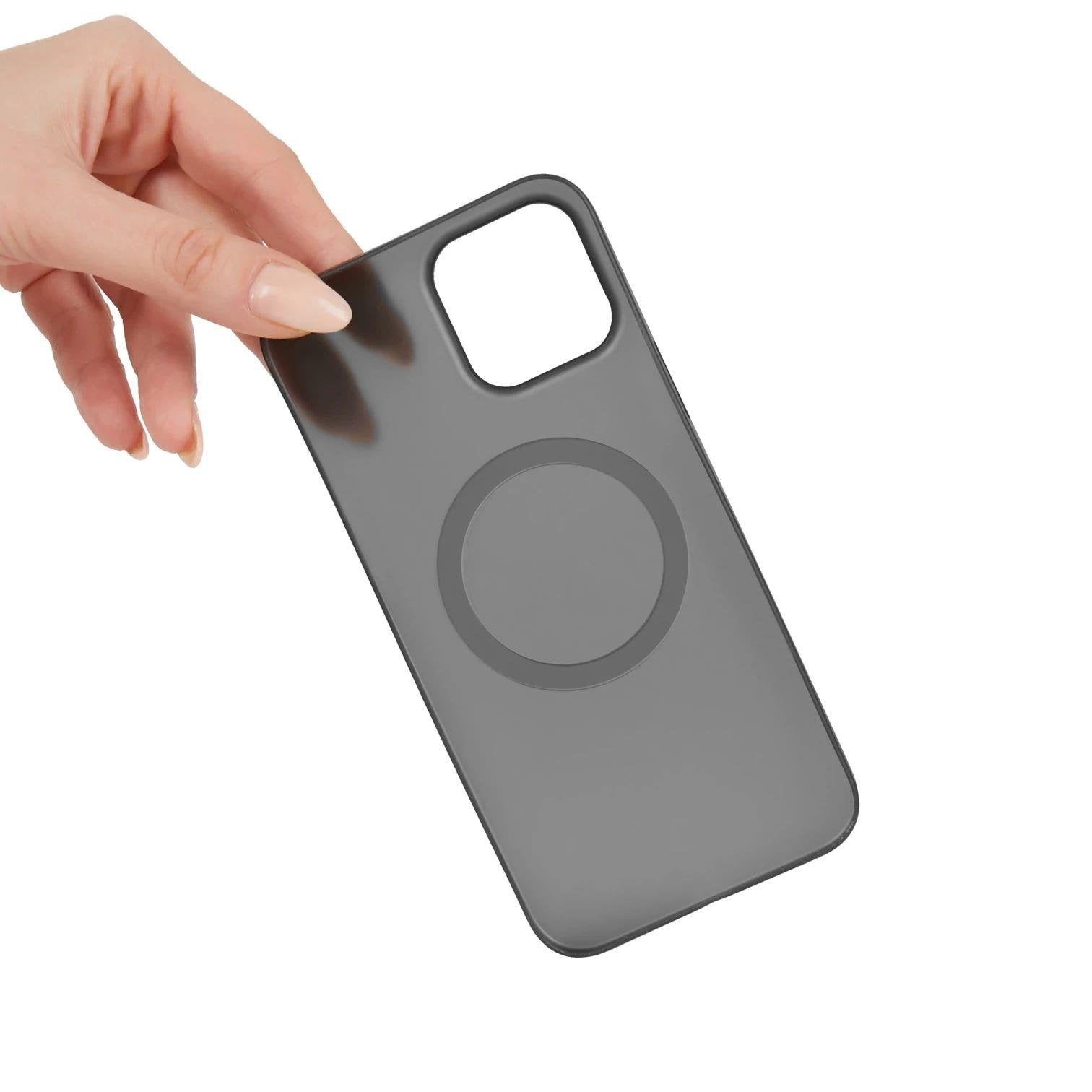 iPhone 14 Pro Ultra İnce Telefon Kılıfı - Siyah | bastcase - Tuş Kesimi