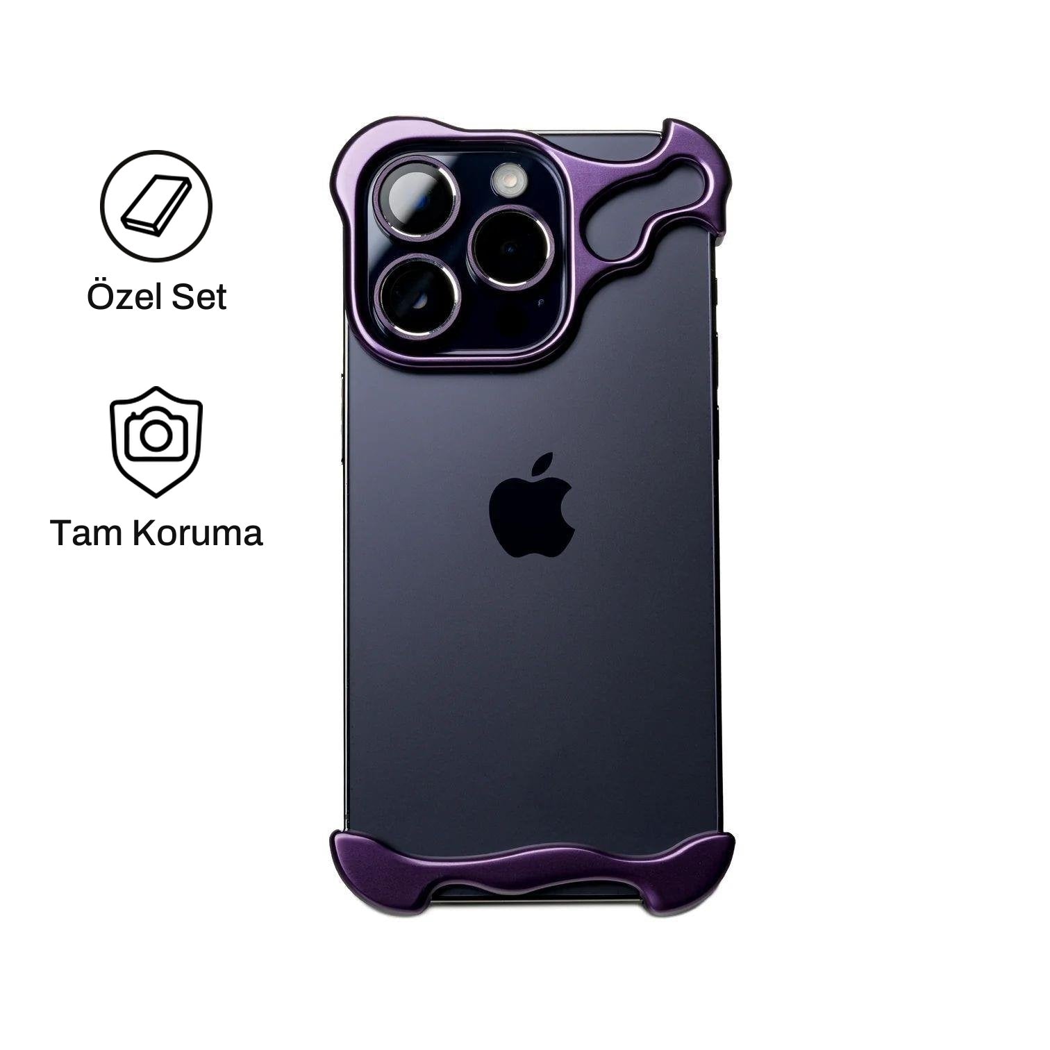 iPhone 14 Pro ile Uyumlu Wave Koruma Seti | bastcase