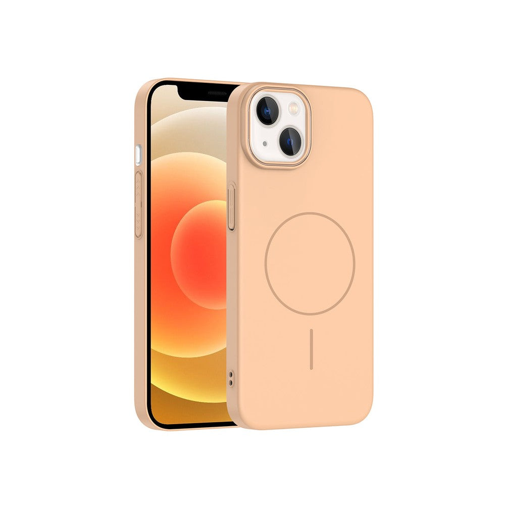 iPhone 14 Raye Sert Telefon Kılıfı - Desert Titanyum | bastcase - Ön ve Arka Görünüm