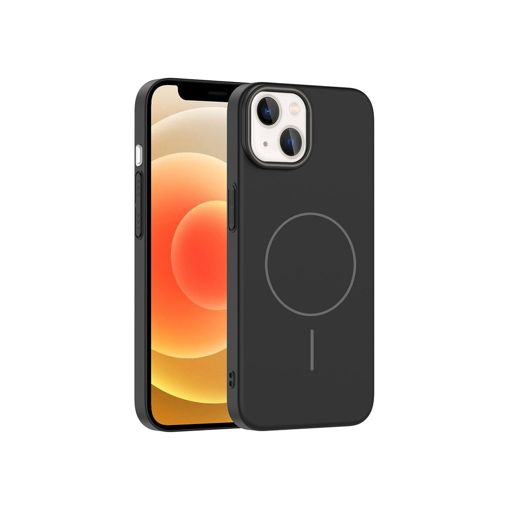 iPhone 14 Raye Sert Telefon Kılıfı - Siyah | bastcase - Ön ve Arka Görünüm