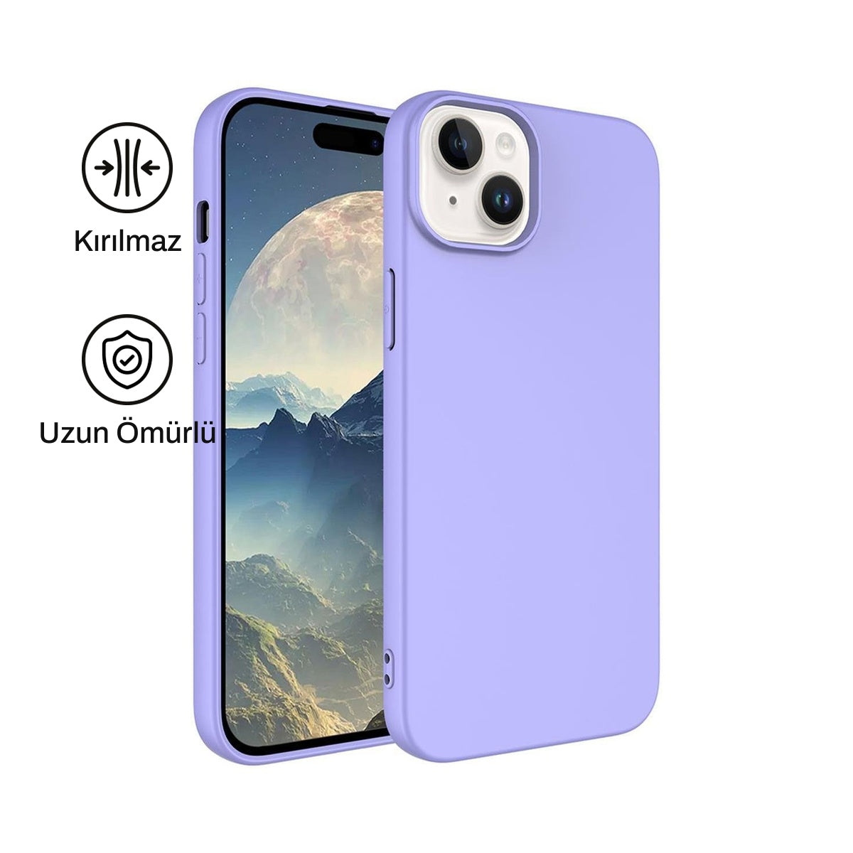 iPhone 14 ile Uyumlu Silikon Lansman Telefon Kılıfı | bastcase