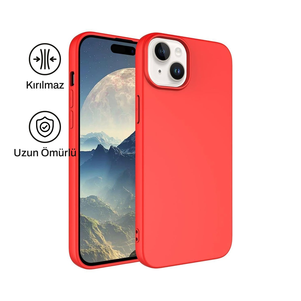 iPhone 14 ile Uyumlu Silikon Lansman Telefon Kılıfı | bastcase