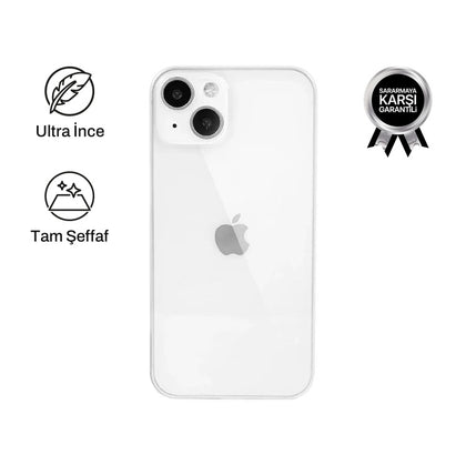 iPhone 14 ile Uyumlu Ultra İnce Telefon Kılıfı