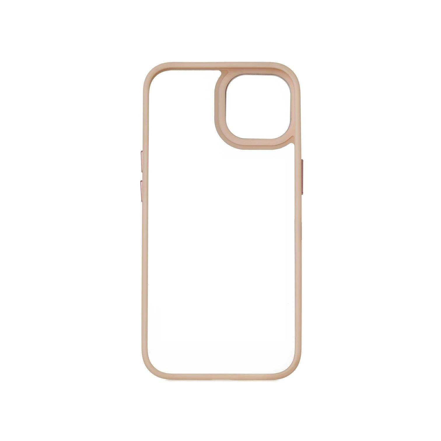 iPhone 15 Bold Telefon Kılıfı - Pudra | bastcase - Kamera Koruma Alanı