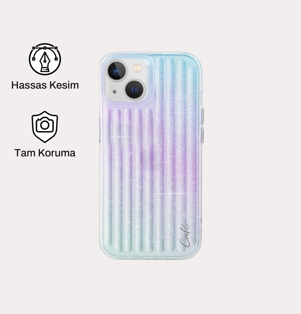 iPhone 15 ile Uyumlu Coehl Linear Telefon Kılıfı | bastcase