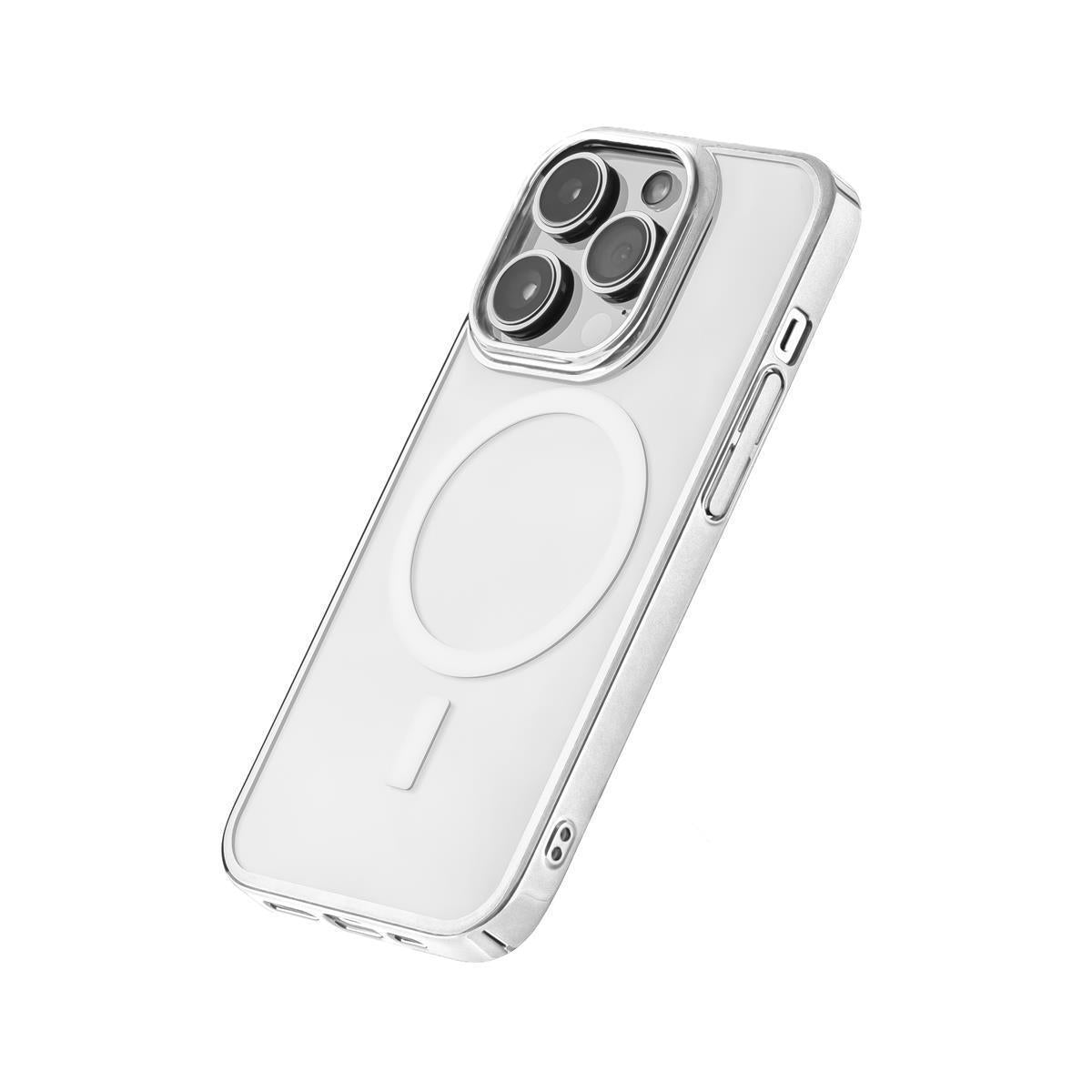 iPhone 15 Nova Telefon Kılıfı - Gümüş | bastcase - Ön Yüzey Görünümü