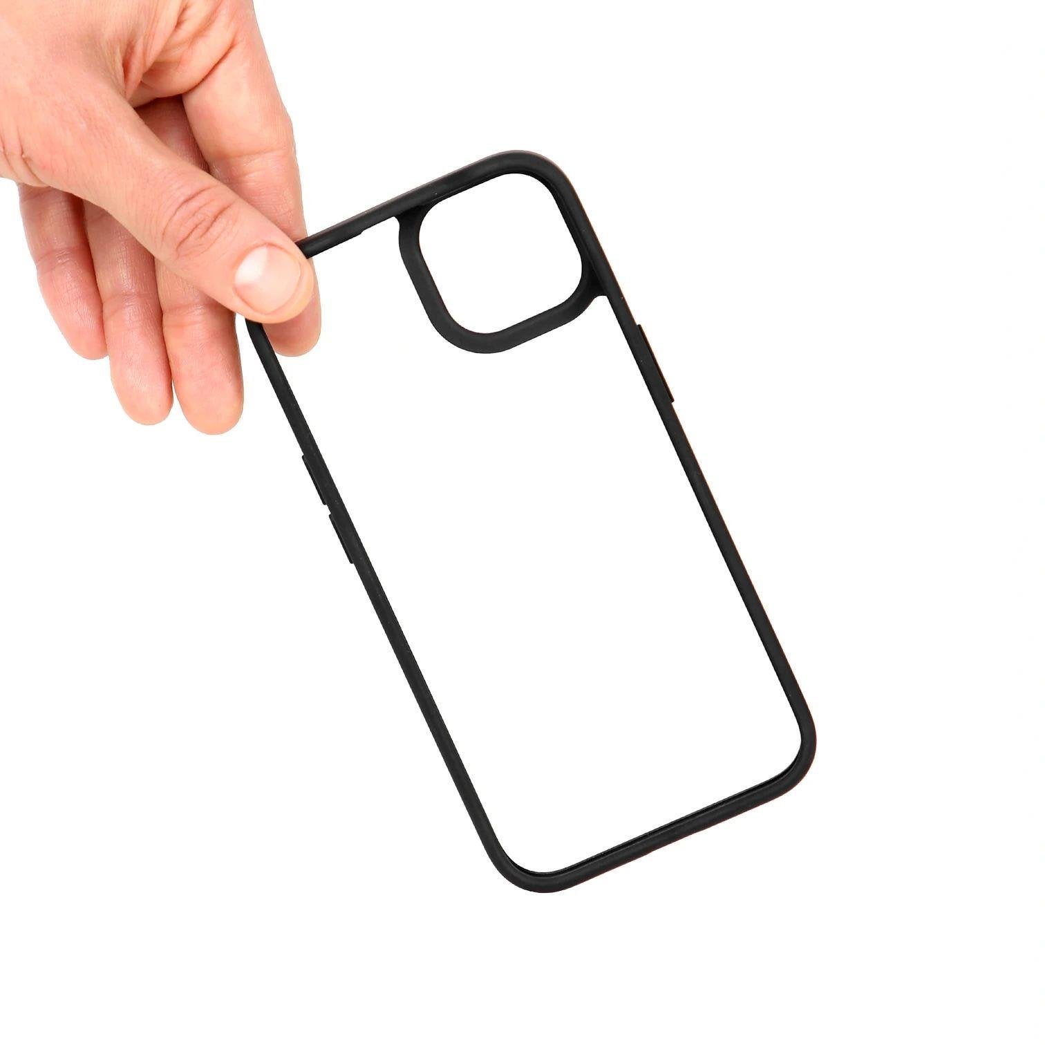 iPhone 15 Plus Bold Telefon Kılıfı - Siyah | bastcase - Arka Yüzey Detayı
