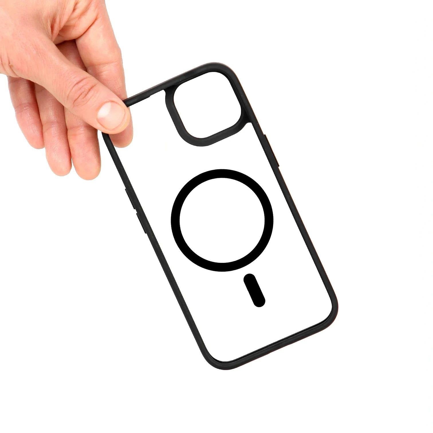 iPhone 15 Plus Bold Telefon Kılıfı - Siyah | bastcase - Doku ve Malzeme