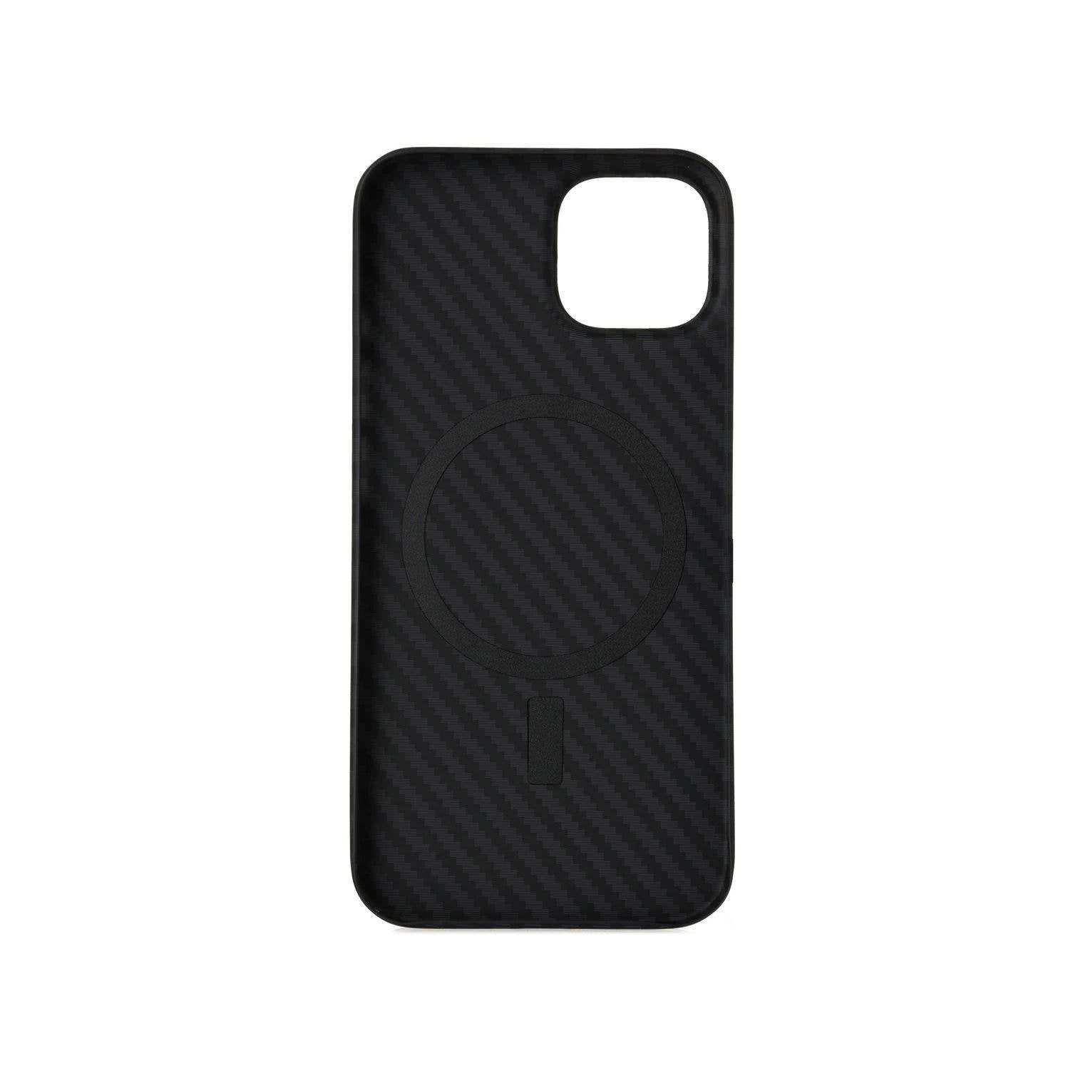 iPhone 15 Plus Carbon Telefon Kılıfı - Carbonite Siyah | bastcase - Yan Profil İnceliği