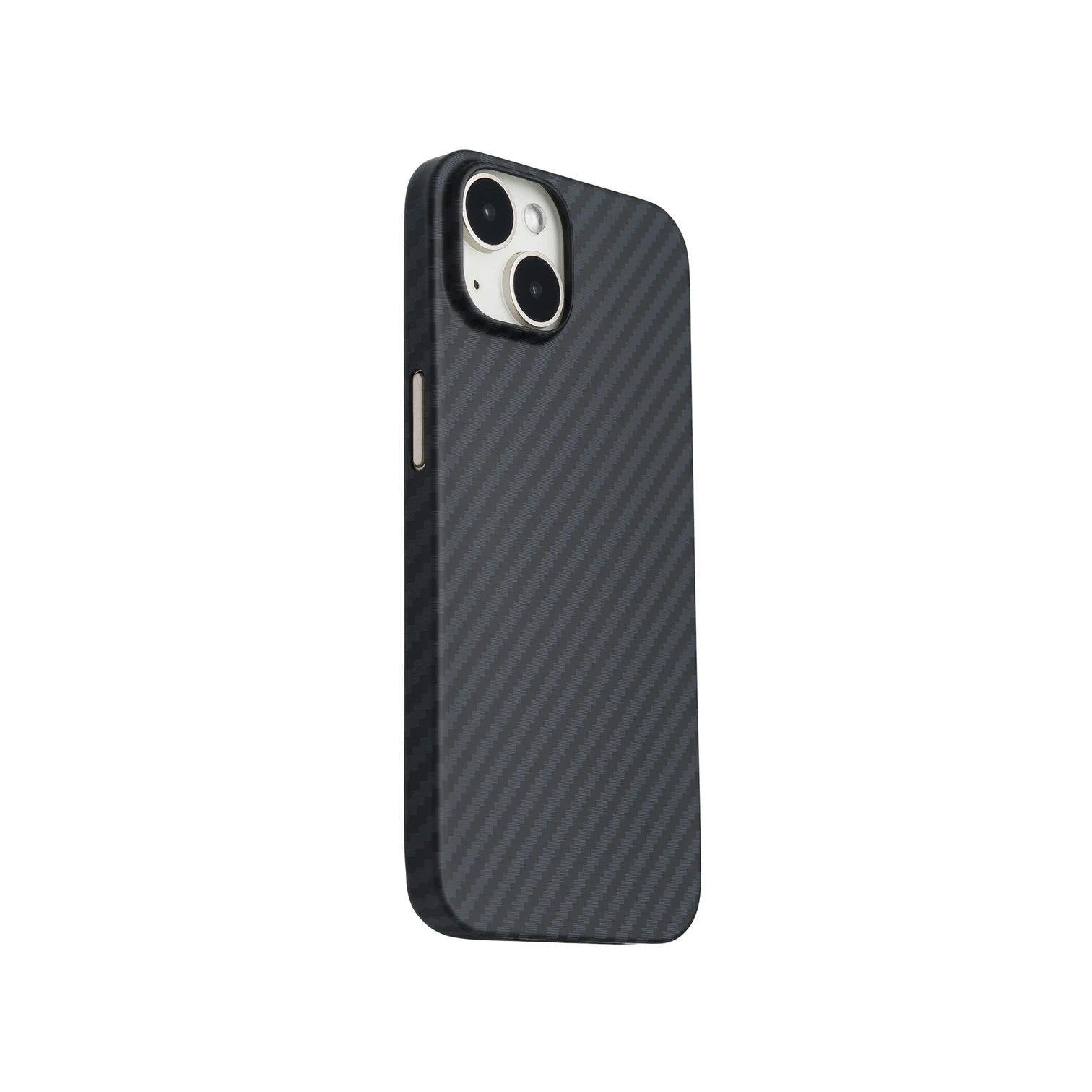 iPhone 15 Plus Carbon Telefon Kılıfı - Siyah | bastcase - Yan Profil İnceliği
