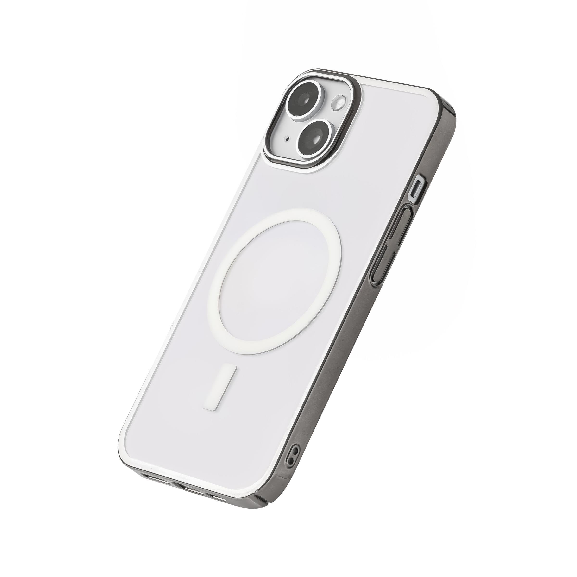 iPhone 15 Plus Nova Telefon Kılıfı - Gri | bastcase - Kamera Koruma Alanı